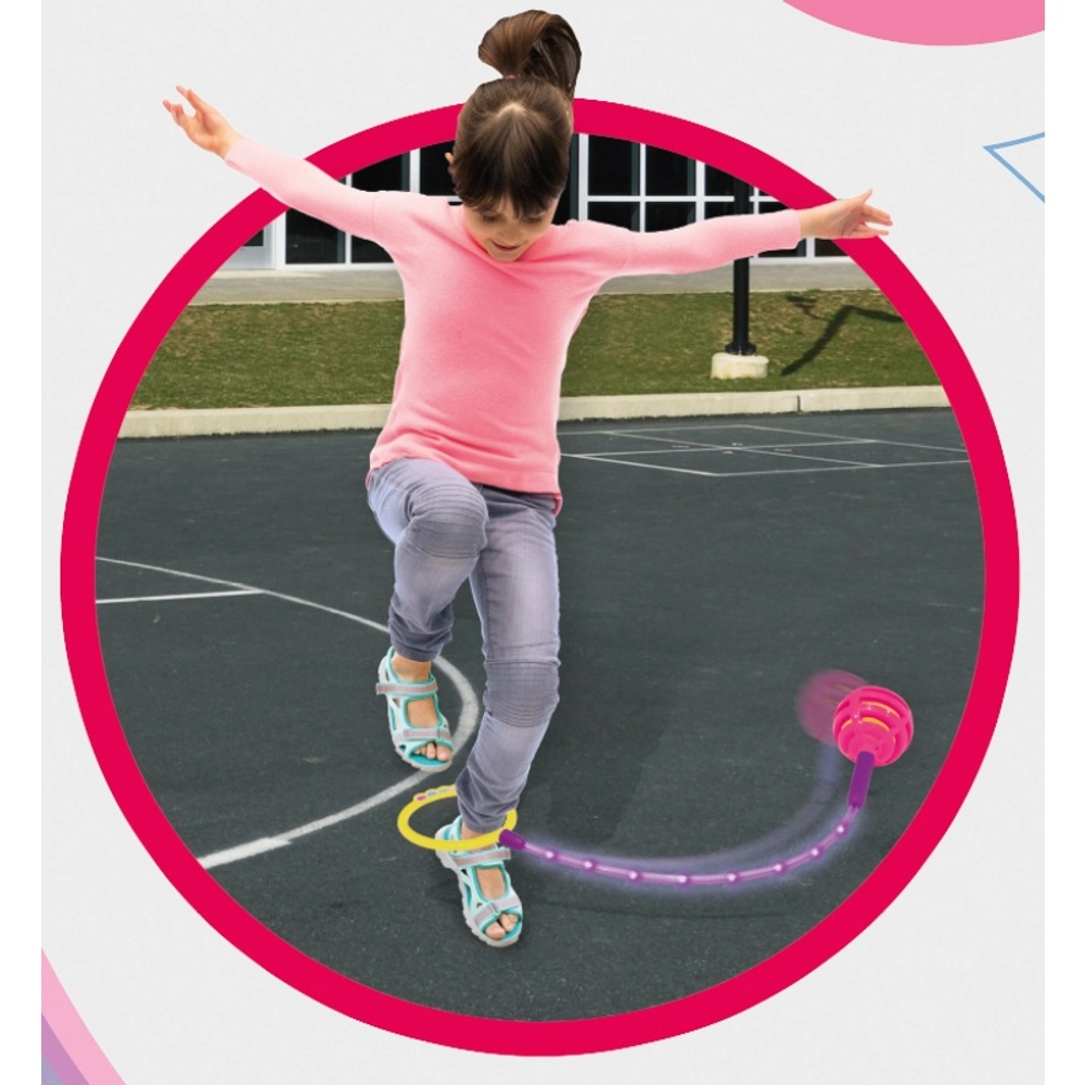 Boule à Sauter Cheville LED Lumineuse – Jeu Extérieur – Équilibre Et Coordination – Enfants Adultes – Fête Anniversaire