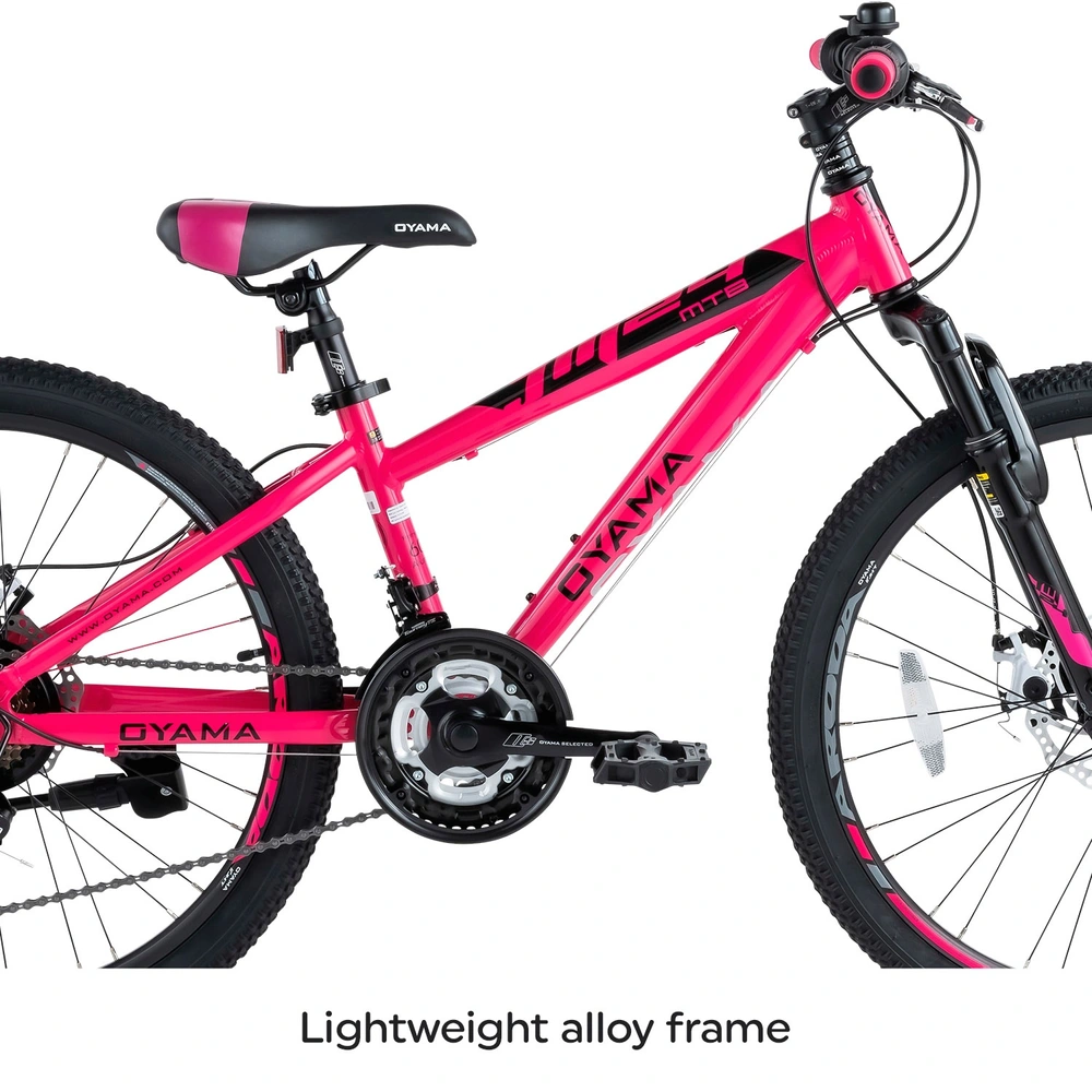 24 Inch Oyama JM24 Alloy Mountain Bike Pink | Smyths Toys UK