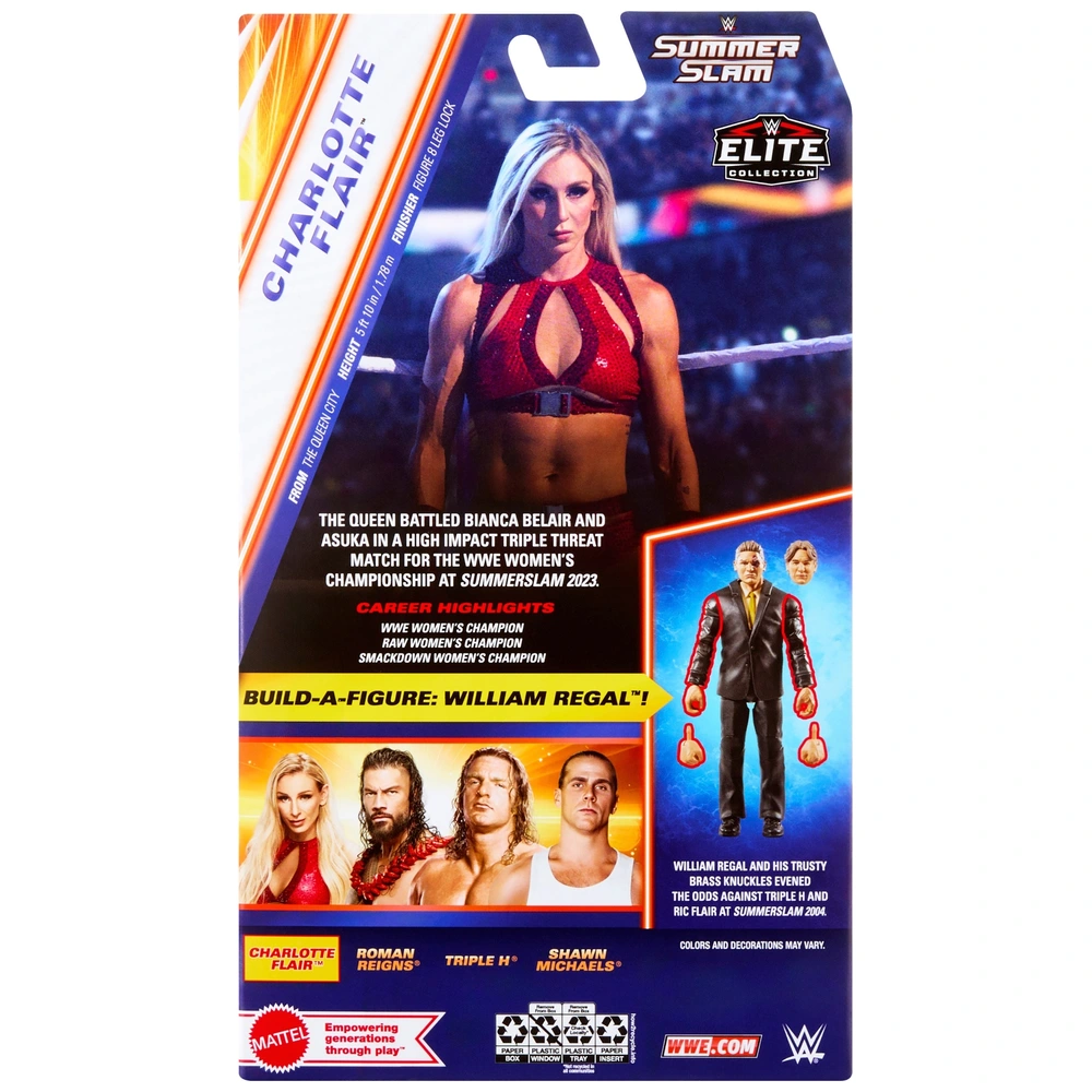 Figurine Poupée WWE Superstars Charlotte Flair - Neuf Pour Collectionneurs Et Fans