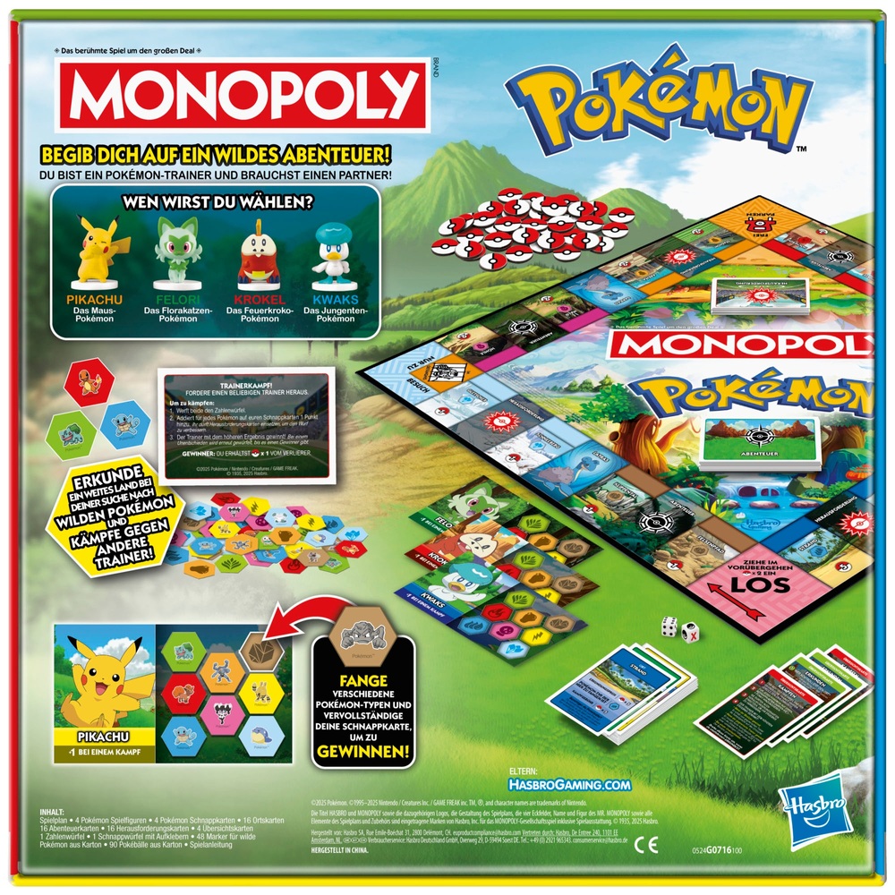 Monopoly Spiel Pok mon Edition Smyths Toys Schweiz monopoly-spiel-pok-mon-edition-smyths-toys-schweiz