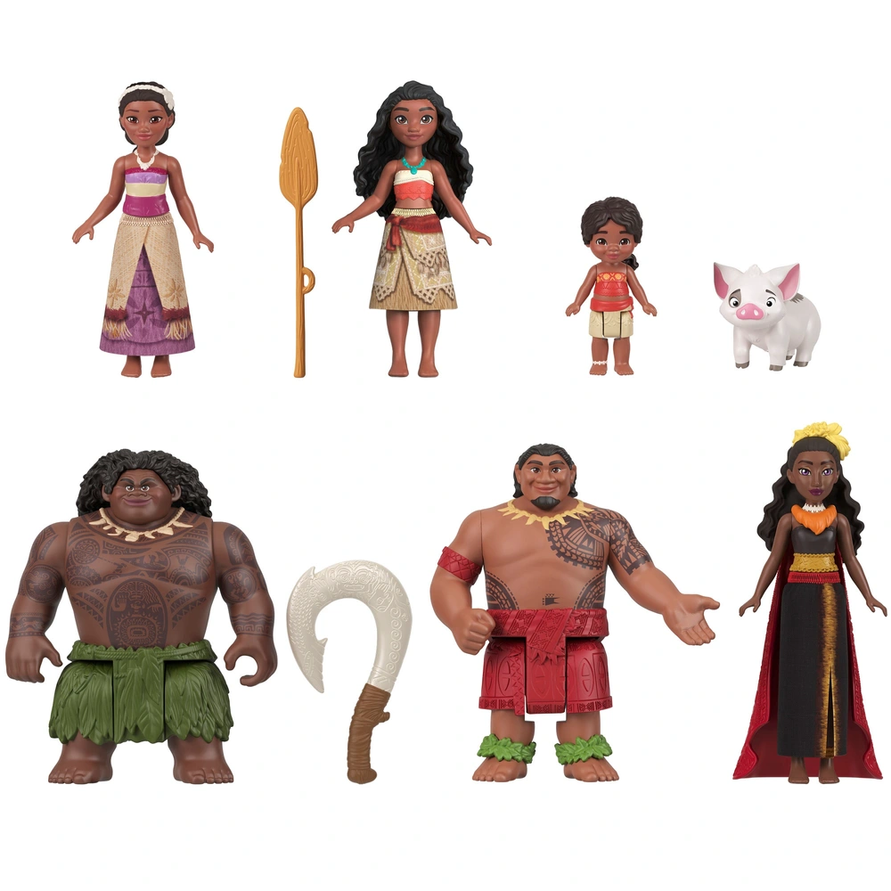 Disney Moana フィギュアセット Disney Moana 2 Moana \u0026 Maui Ocean Adventures Action Figure Set