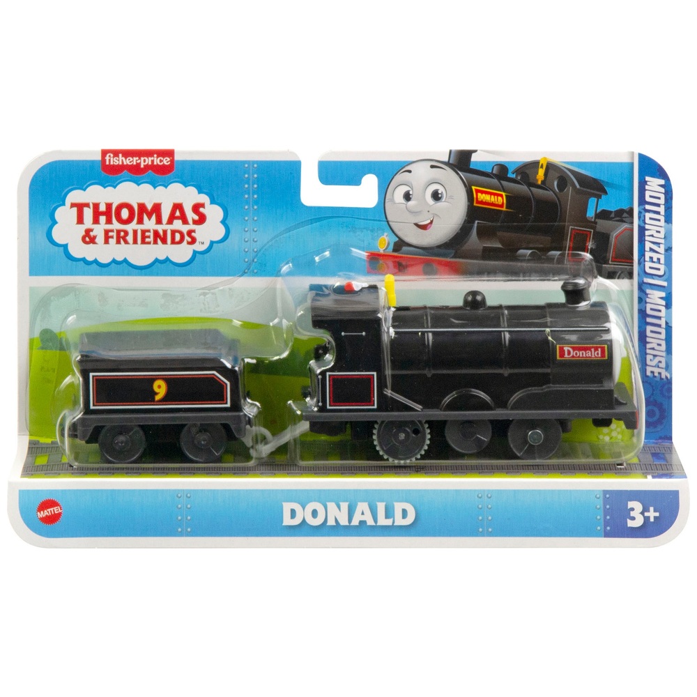 Thomas & Friends Motorised Donald Engine with Cargo Car | Smyths Toys UK