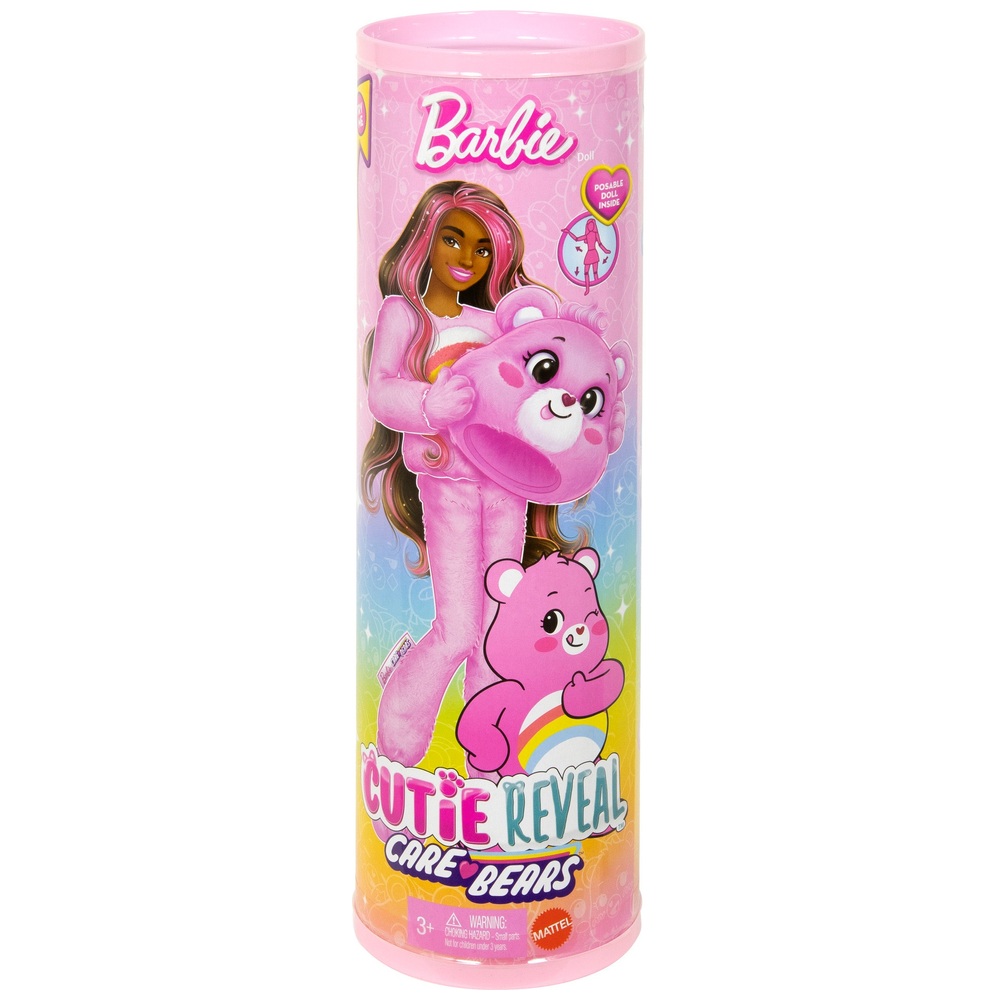 Barbie Cutie Reveal Puppe Mit Teddy-Kostüm – 10 Überraschungen, Farbwechsel-Effekt, Für Kinder Ab 3
