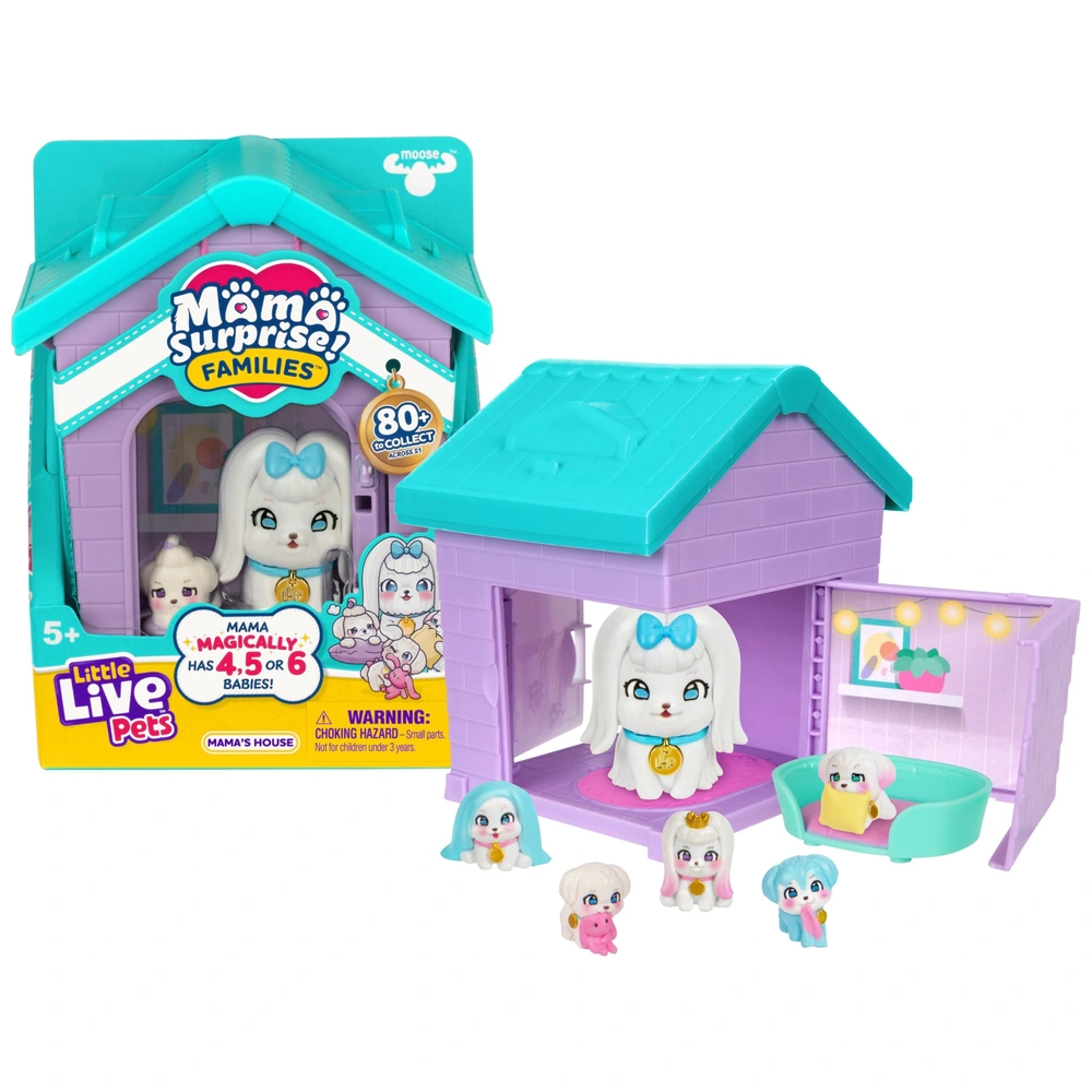 Little Live Pets Mama Surprise Families – Clinique Vétérinaire Baby Care Clinic Pour Chiots Surprise – Accessoires De Soins – Dès 5 Ans – Famosa