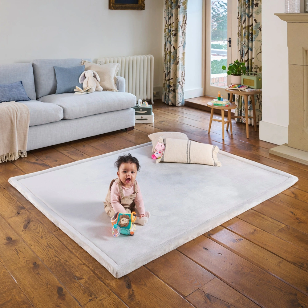 Little Discoveries by BeZou Soft Foam Play Mat Grey Smyths Toys