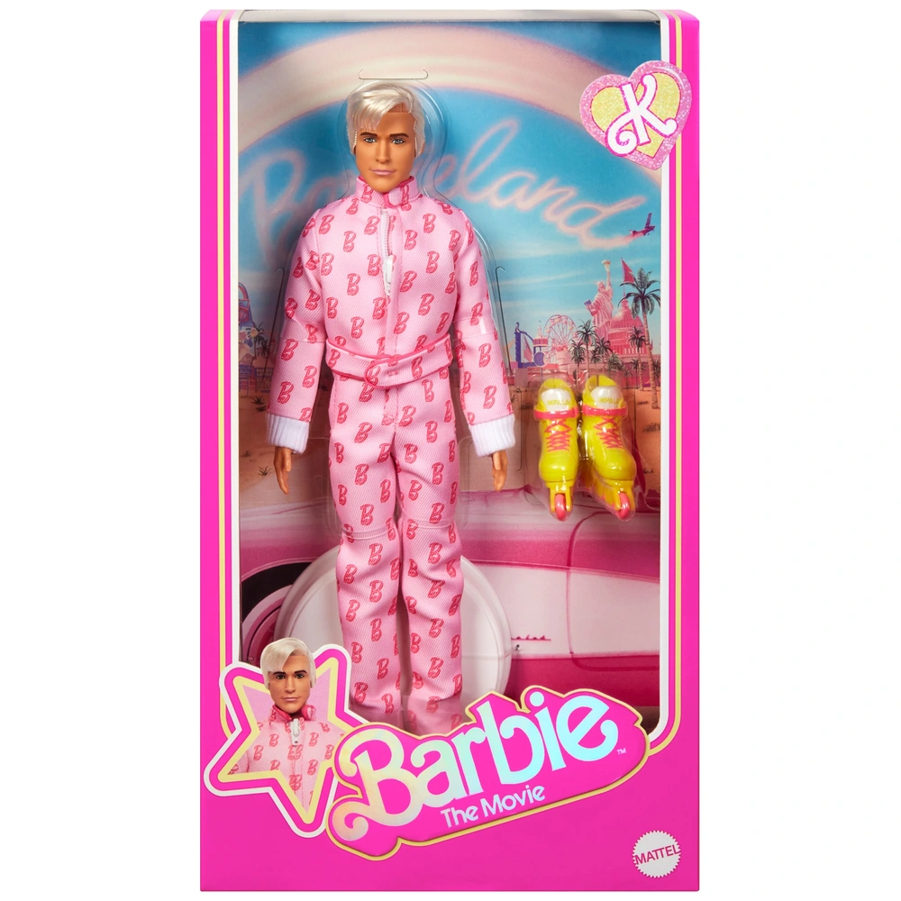 Barbie The Movie Doll Ken in Jumpsuit Smyths Toys UK