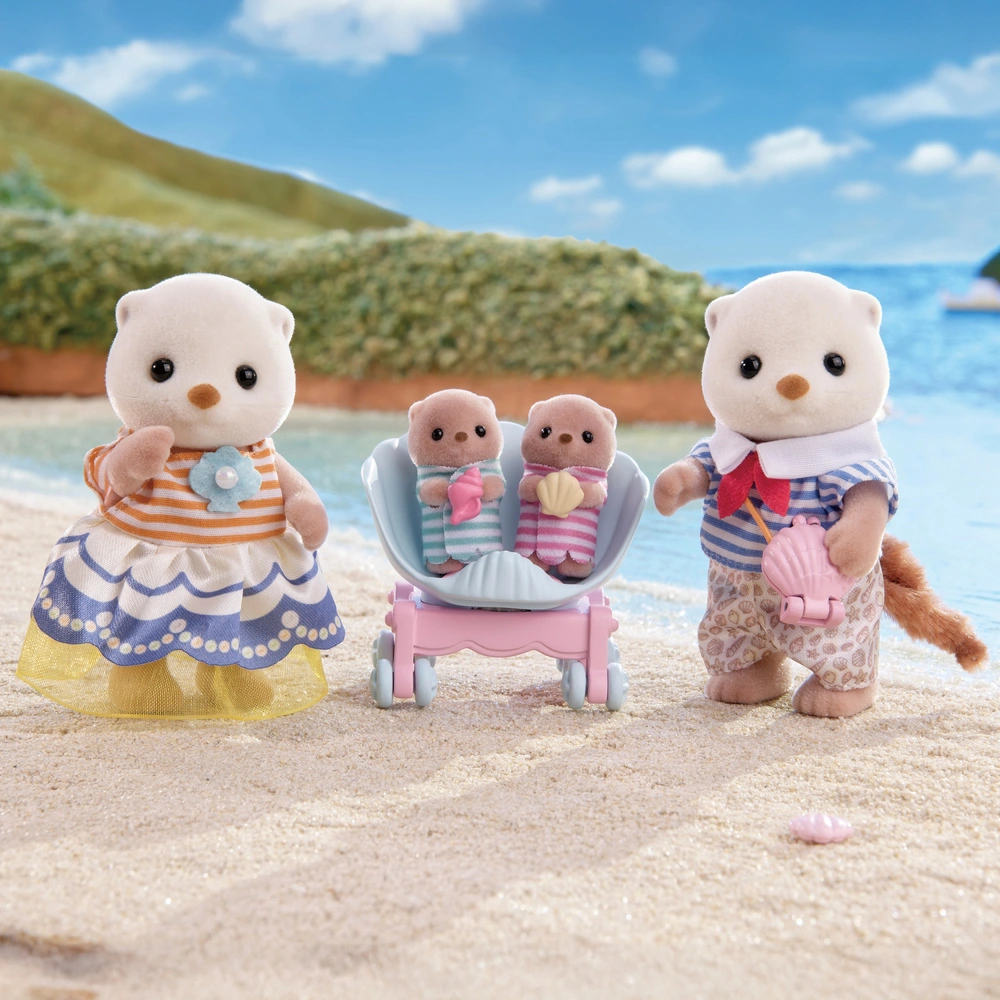 Sylvanian Families Sea Otter Family Smyths Toys UK