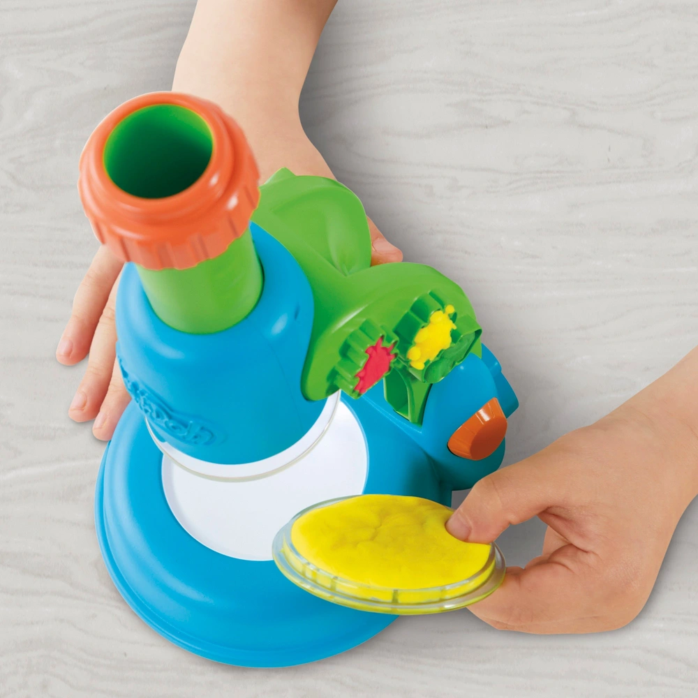Play-Doh Mon Petit Microscope - Coffret Pâte à Modeler Scientifique Avec Lumières Pour Enfants 3+