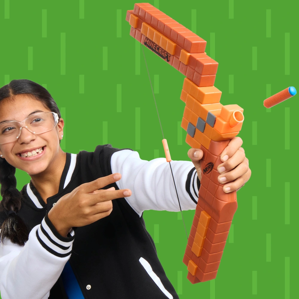 Hache Nerf Minecraft Firebrand pour jouer en toute sécurité sans abîmer les meubles