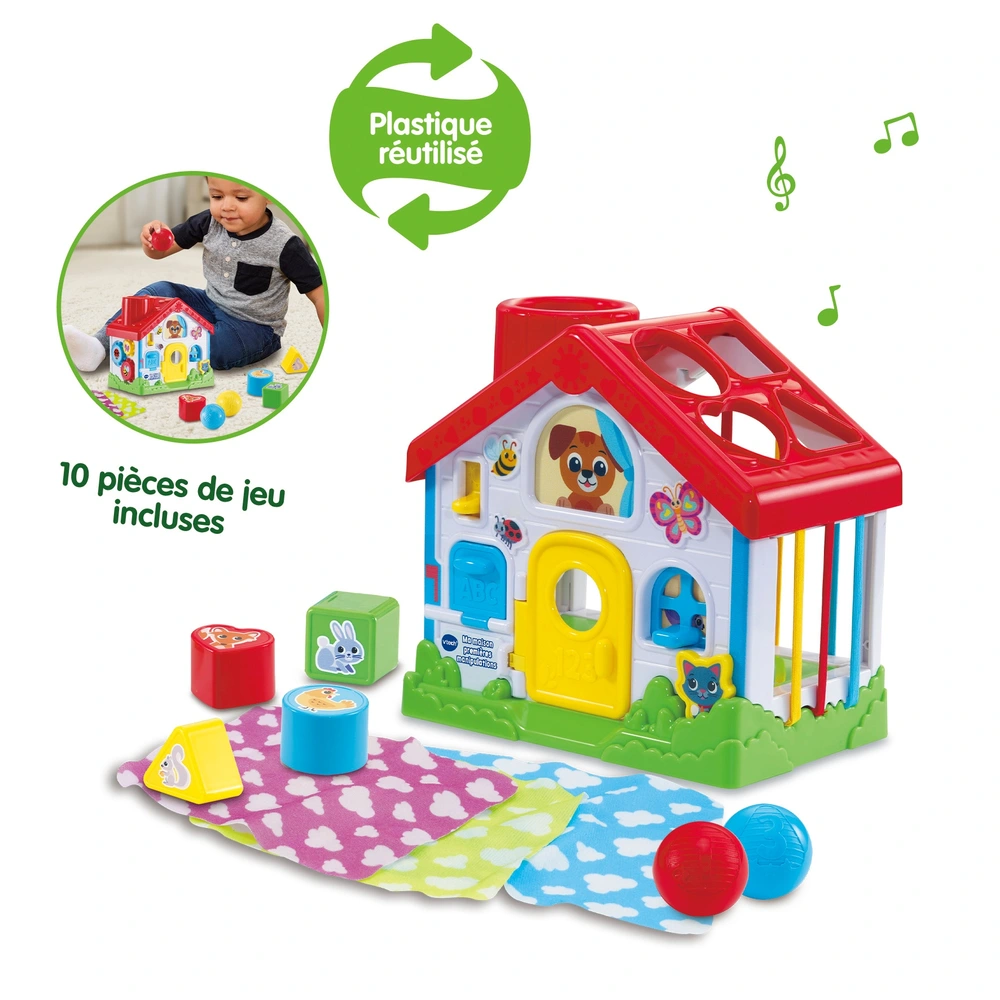 Maison Sensorielle VTech - Jouet D'Éveil Bébé 9+ Mois Avec Trieur Formes