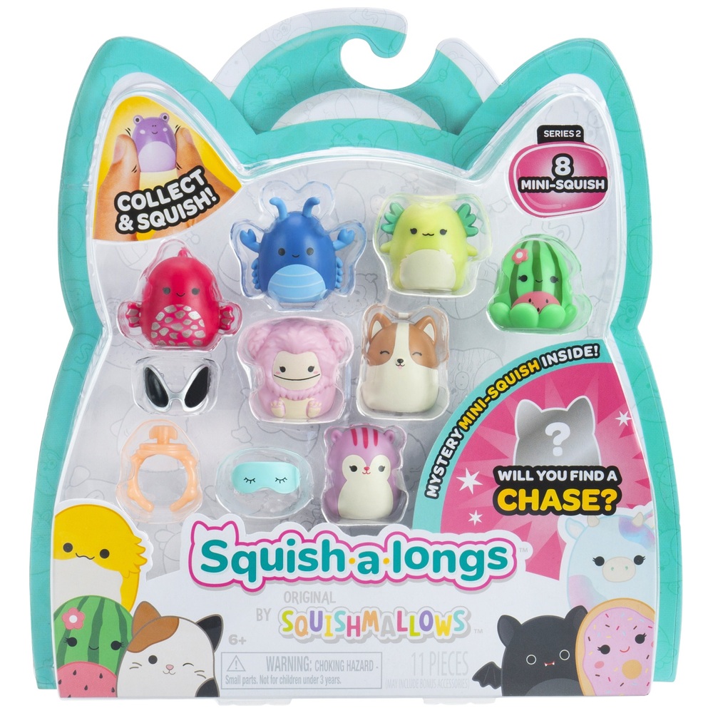 Original Squishmallows Squish-a-Longs Series 2C 8 Pack | Smyths Toys UK