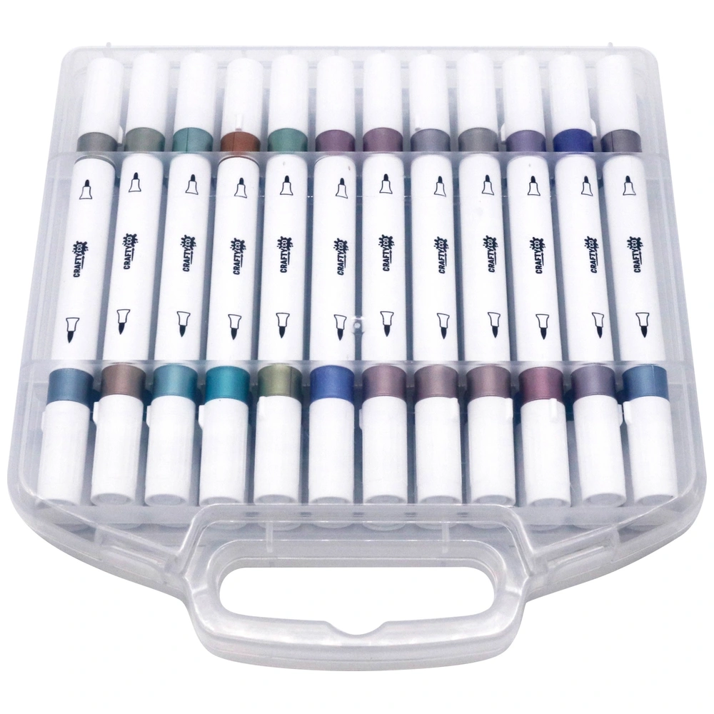Creativ Company glitterstiften set 6 kleuren - Colortime knutselstiften bij Planet Happy
