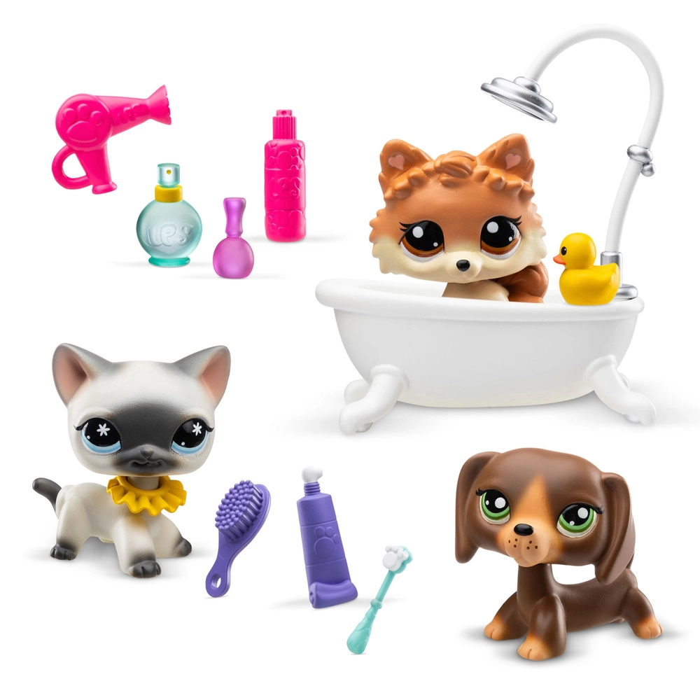 Littlest Pet Shop Grooming Pet Spa Play Pack Smyths Toys UK