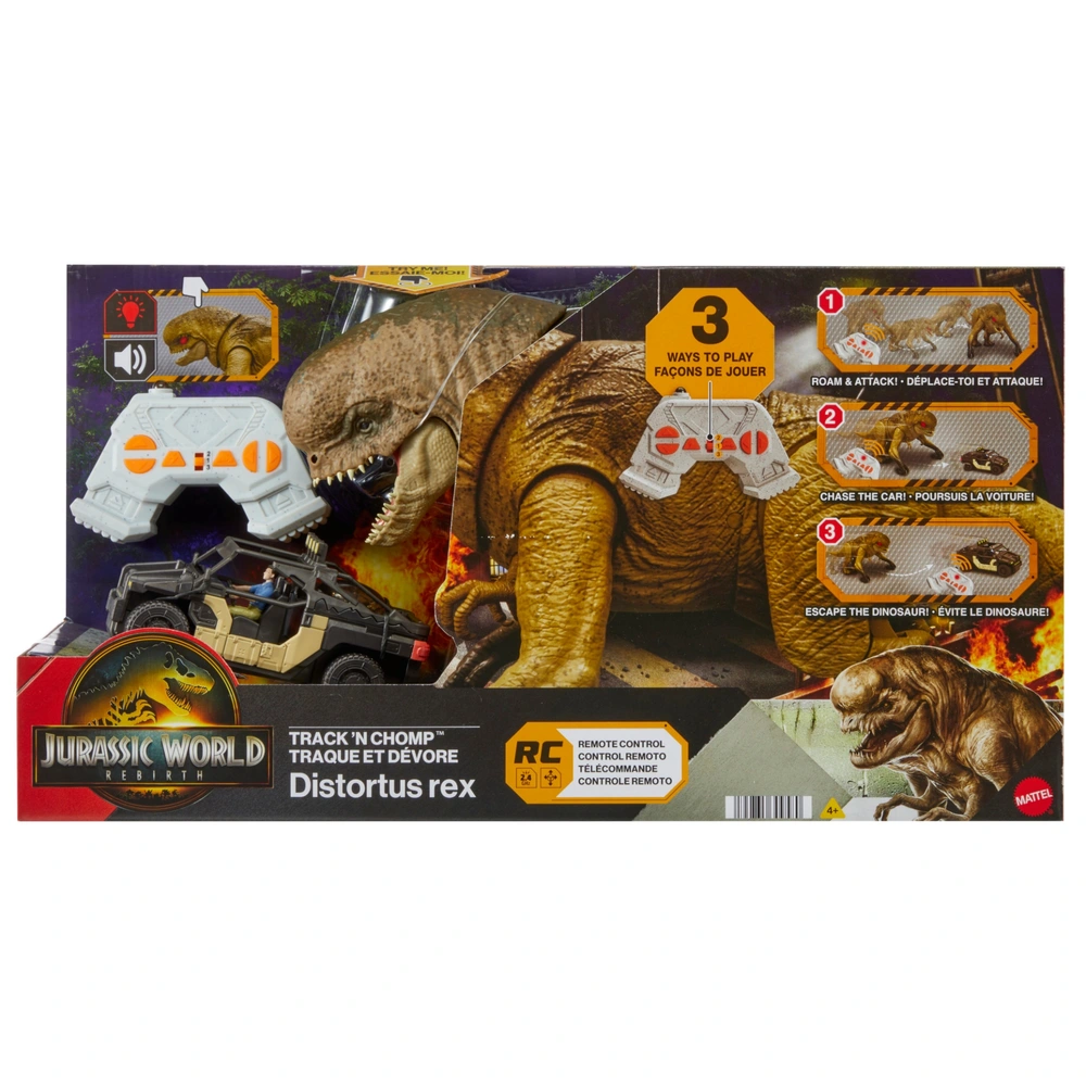 Jurassic World Rebirth Remote Control Track 'n Chomp Dinosaur