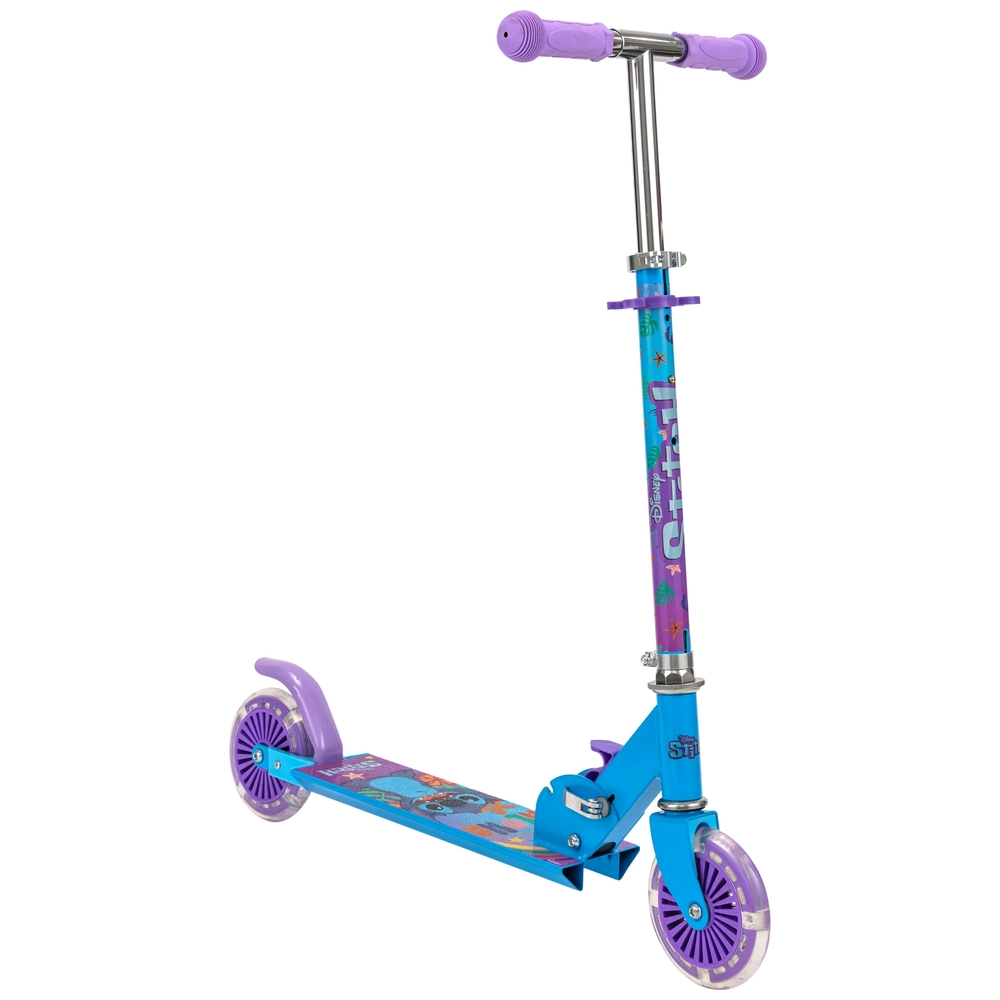 Trottinette Paso Pour Enfants Dès 6 Ans – Motif Stitch, Roues PU ABEC 7, Guidon Réglable 71-80 Cm, 50 Kg Max