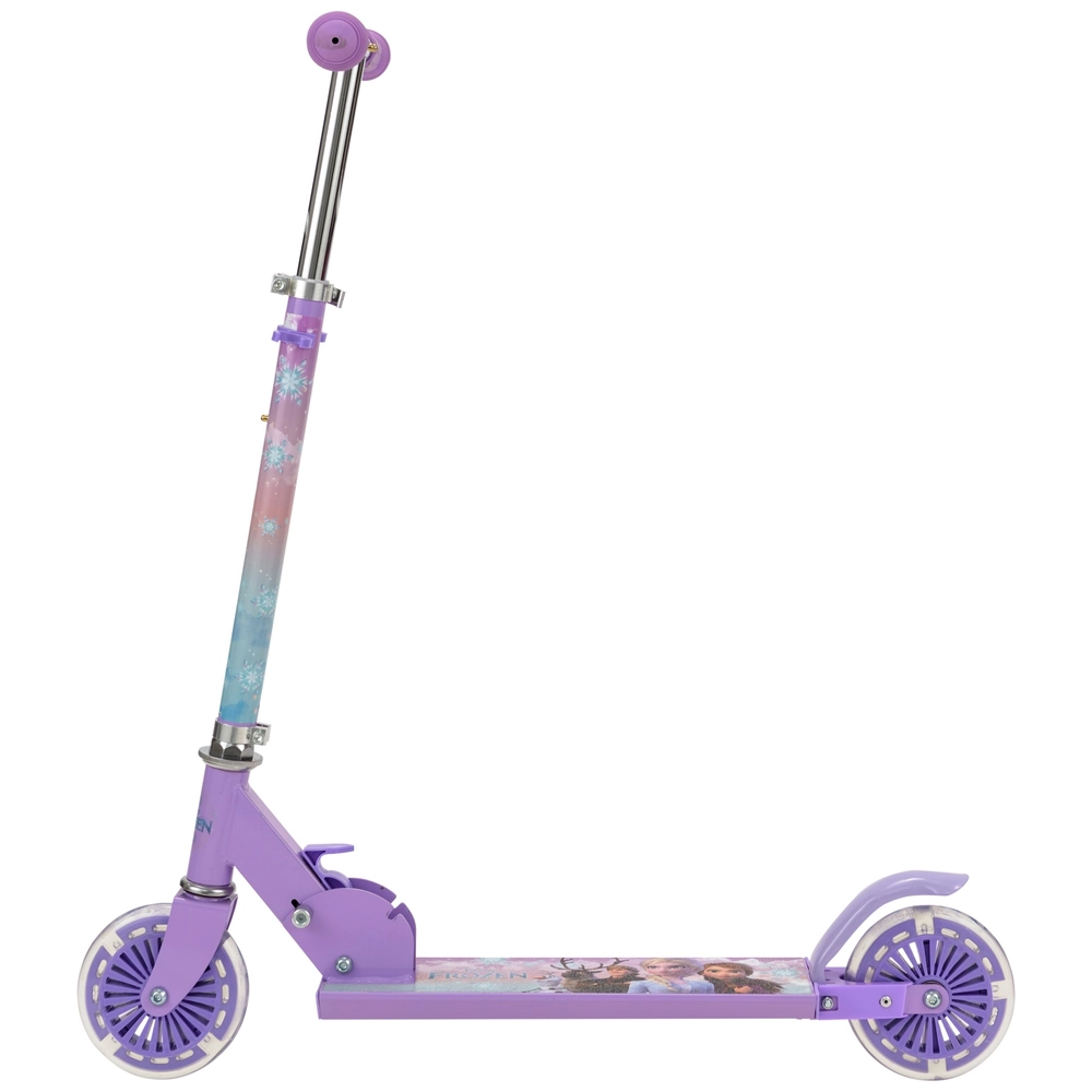 Trottinette Pliable La Reine Des Neiges 2 Avec Roues Lumineuses - Pour Enfants Dès 5 Ans