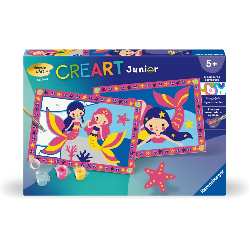 Ravensburger CreArt – Pintura Por Números Cielo Estrellado, Para Niños De 9+ Años