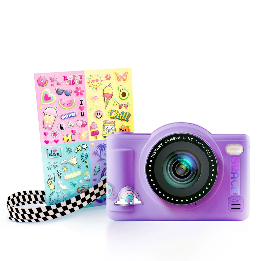 Photo Creator Pop Colour Digital Camera Purple Smyths Toys UK