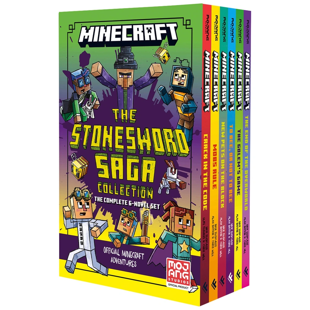 Minecraft Stonesword Saga 6 Book Collection Box Set | Smyths