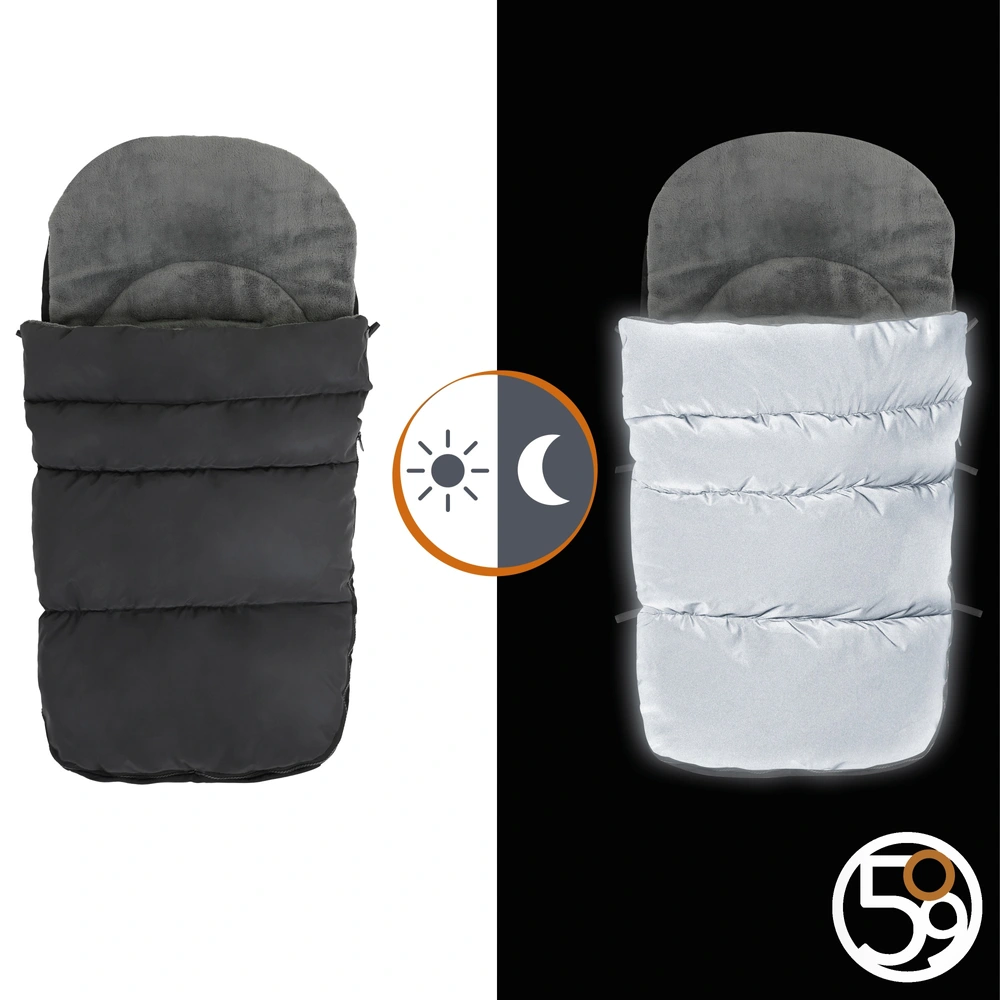 Bebamour Footmuff for Stroller Universal Footmuff for Stroller/Buggy/Pram Liner Baby Sleeping Bag for 0-36 Months