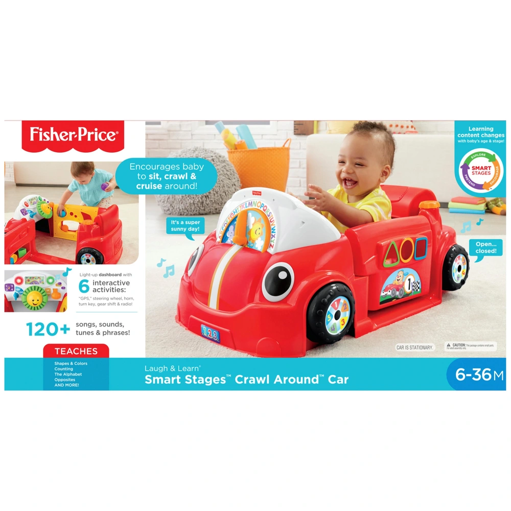 Crawl Around Car Car Activity Centre Baby Fisher-Price Laugh Learn
