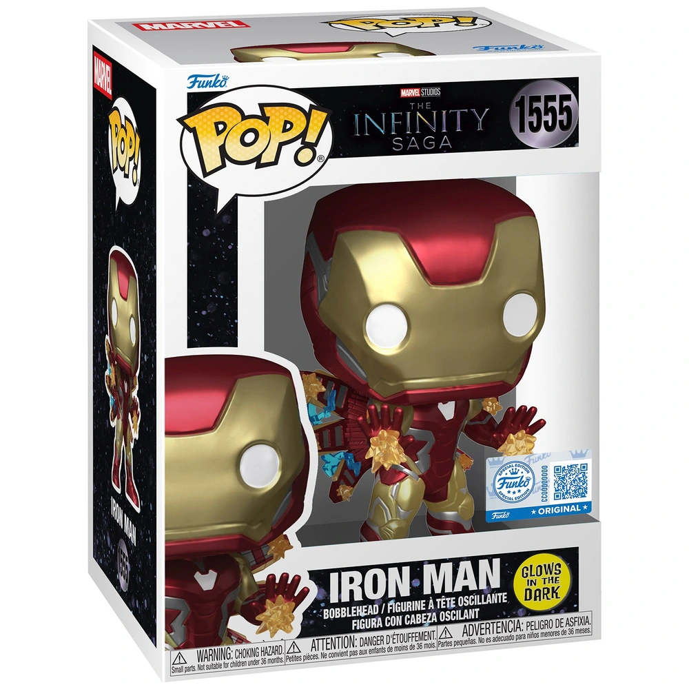 Funko POP! 1555: The Infinity Saga Iron Man (Glow-In-The-Dark
