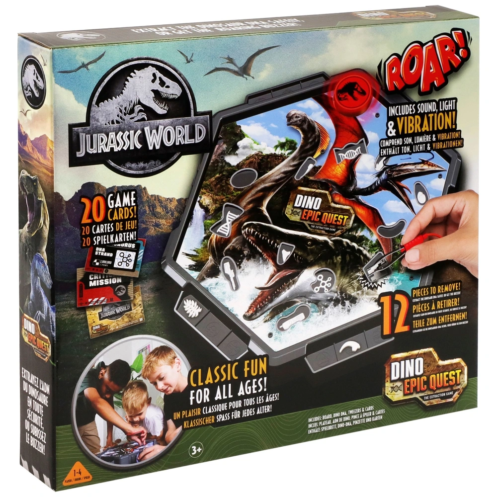 Jurassic World Dino Epic Quest Entdeckungsspiel | Smyths Toys Schweiz