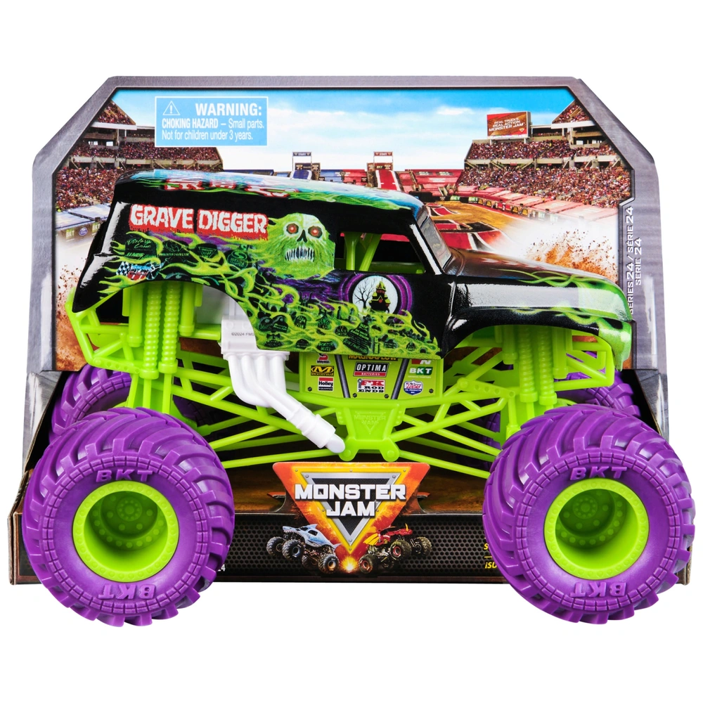 Monster Jam Monster Truck Diecast Grave Digger 1:24 Scale | Smyths