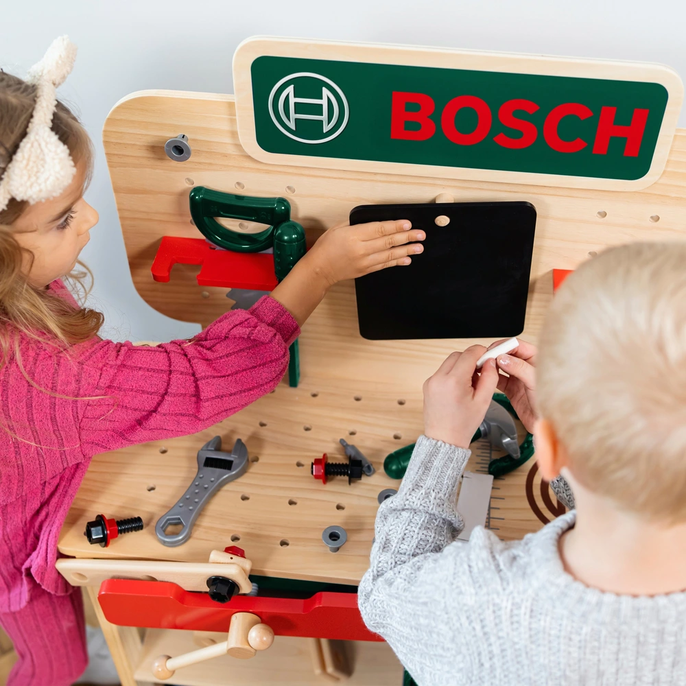 Bosch Wooden Workbench Set Smyths Toys Ireland