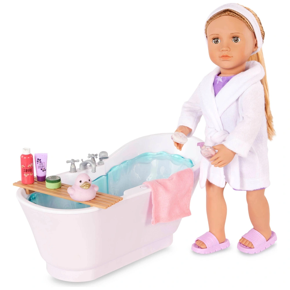 Our Generation Deluxe Bubble Bathtub Set Smyths Toys Ireland