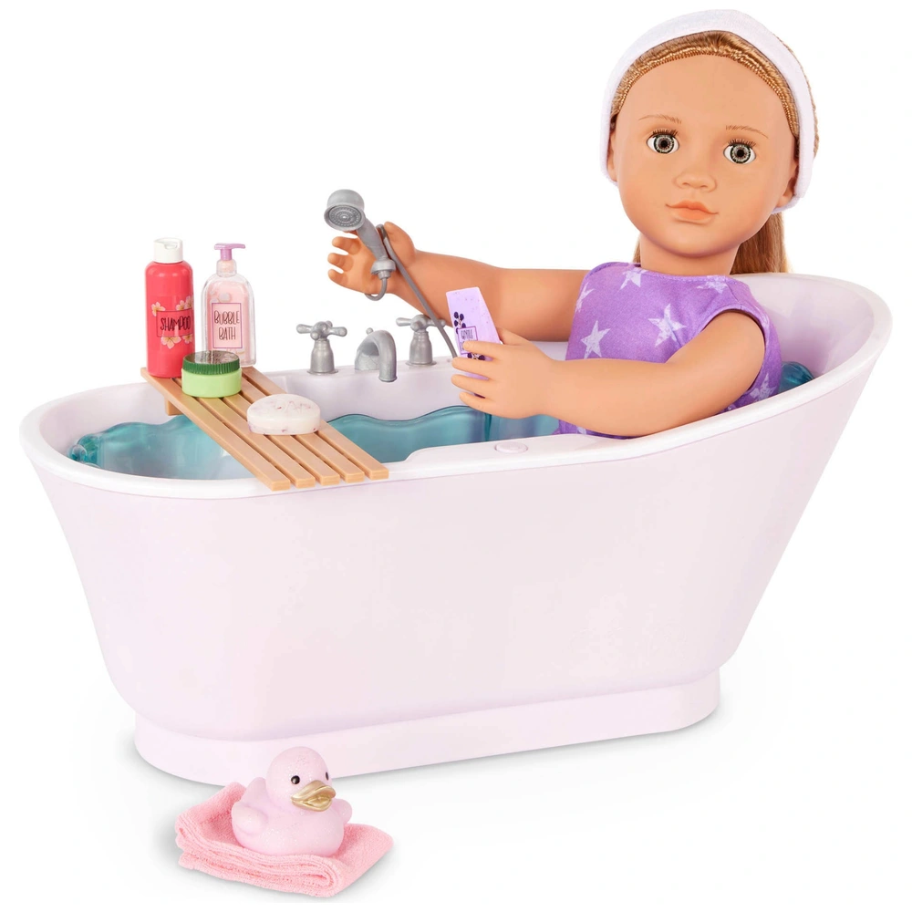 Our Generation Deluxe Bubble Bathtub Set Smyths Toys UK