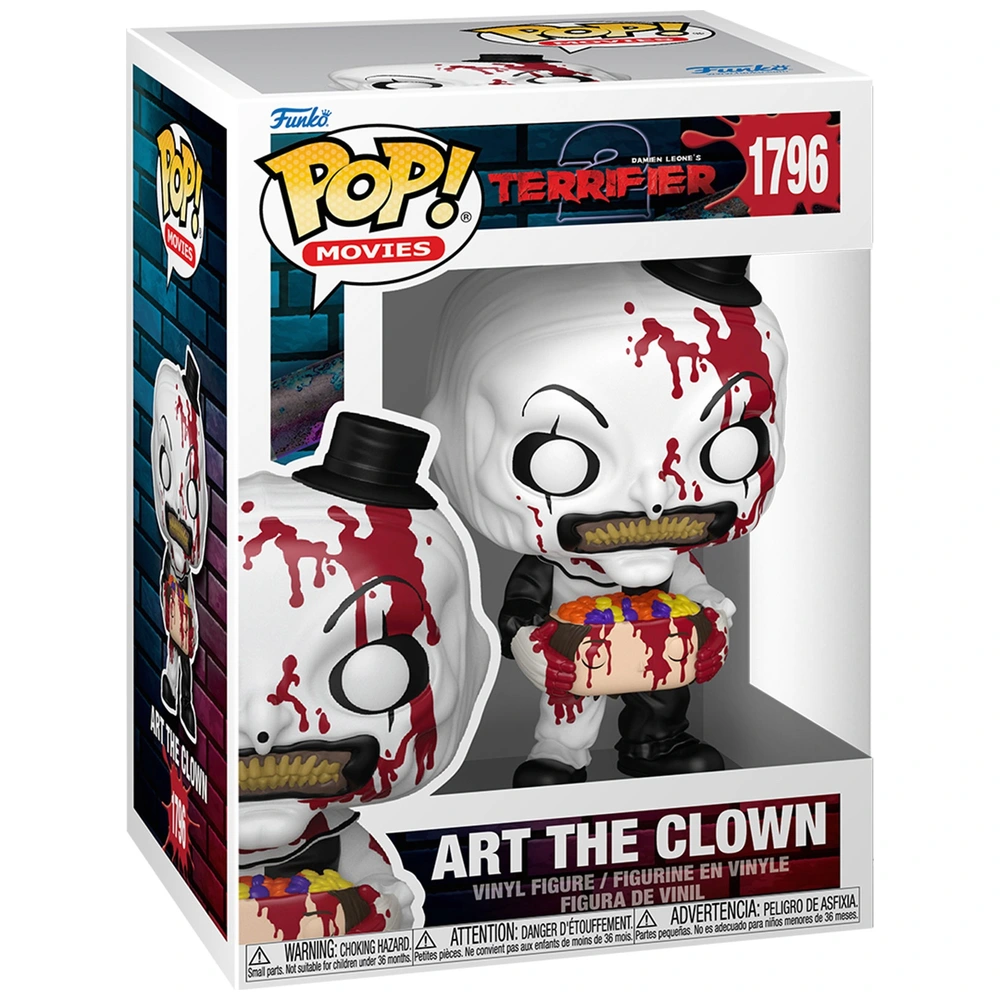 Funko POP! Movies 1796: Terrifier 2 Art The Clown with Candy
