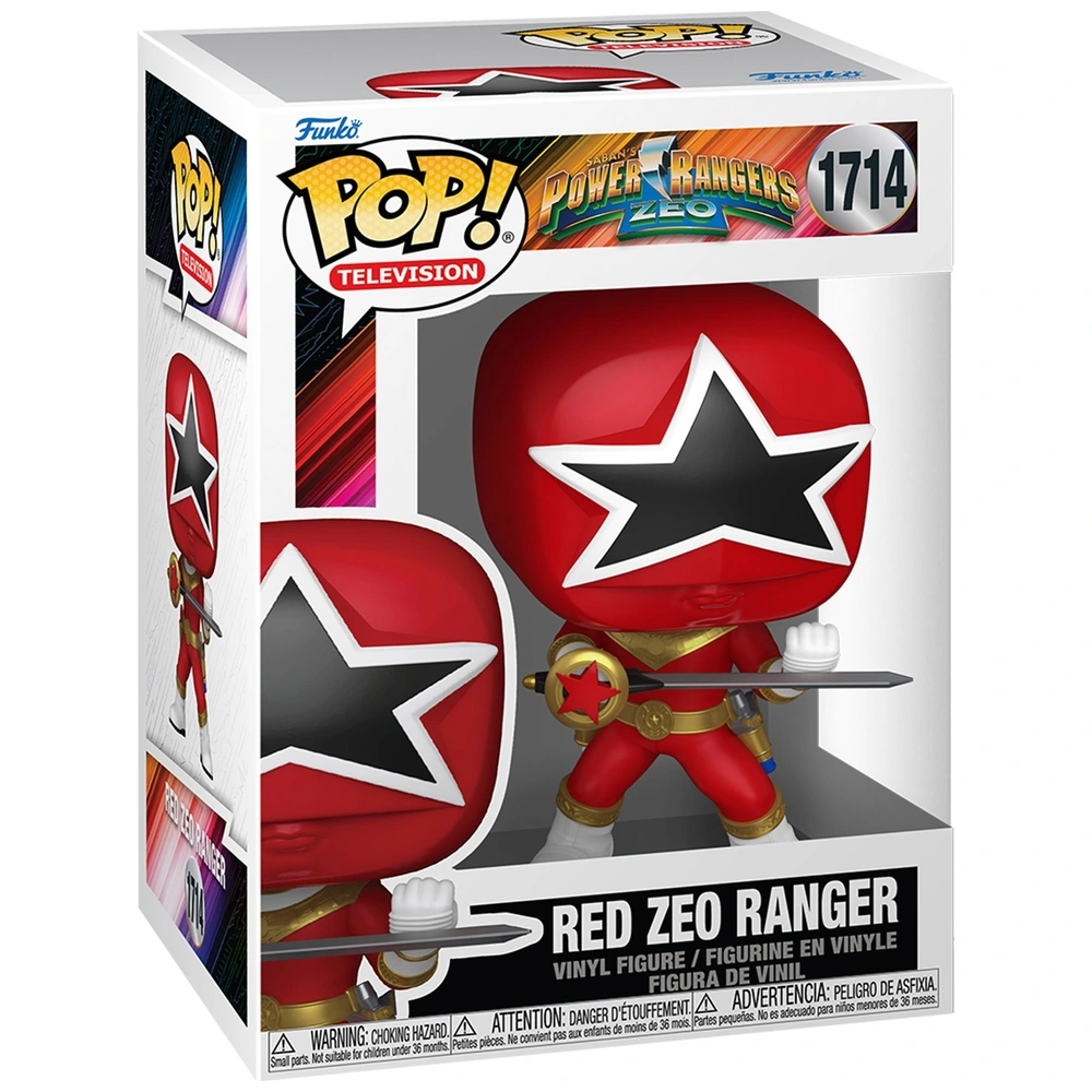 Funko POP! Television 1714: Power Rangers Zeo Red Zeo Ranger