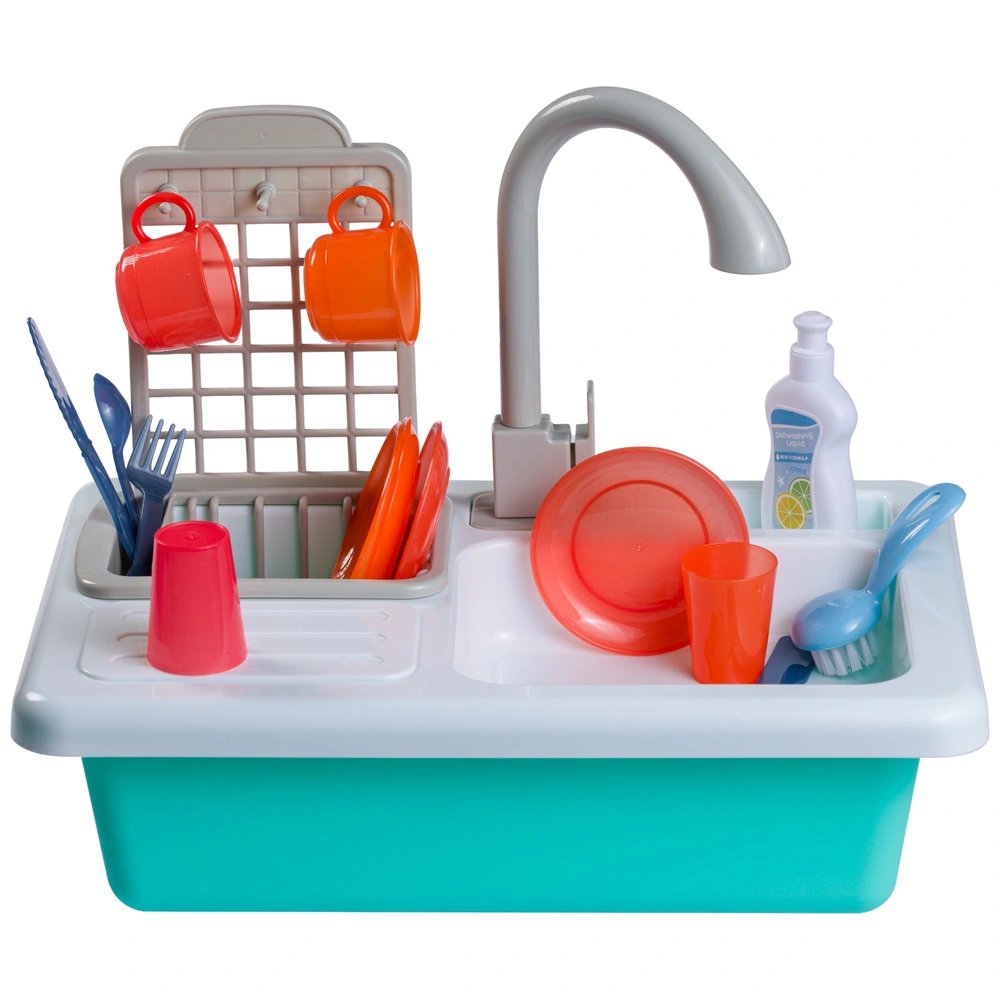 Kitchen Corner Play Kitchen Sink Wash-Up with colour change