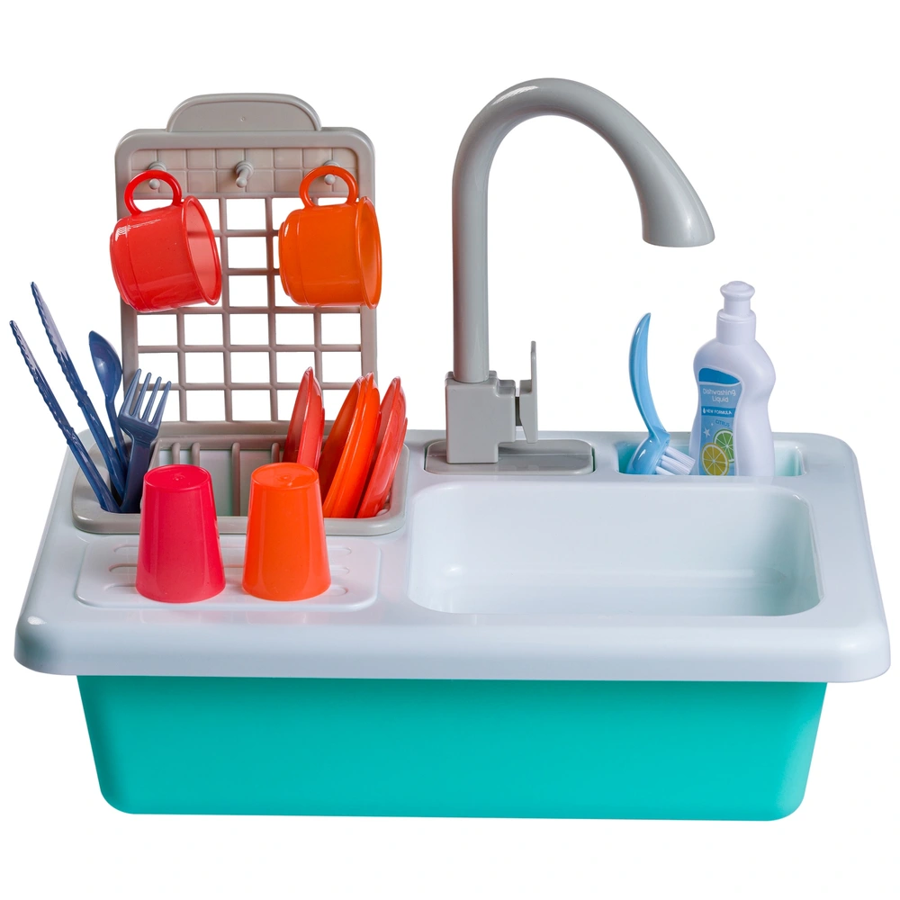 Kitchen Corner Play Kitchen Sink Wash-Up with colour change
