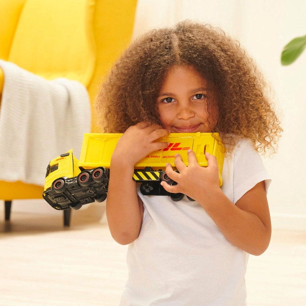 DHL Heavy Truck with Lights and Sounds Smyths Toys UK