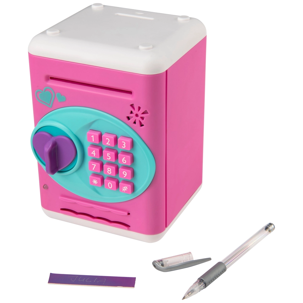 Stainless Steel Safe Piggy Bank With Password Lock - Reusable Money Box For Kids & Adults - View #6