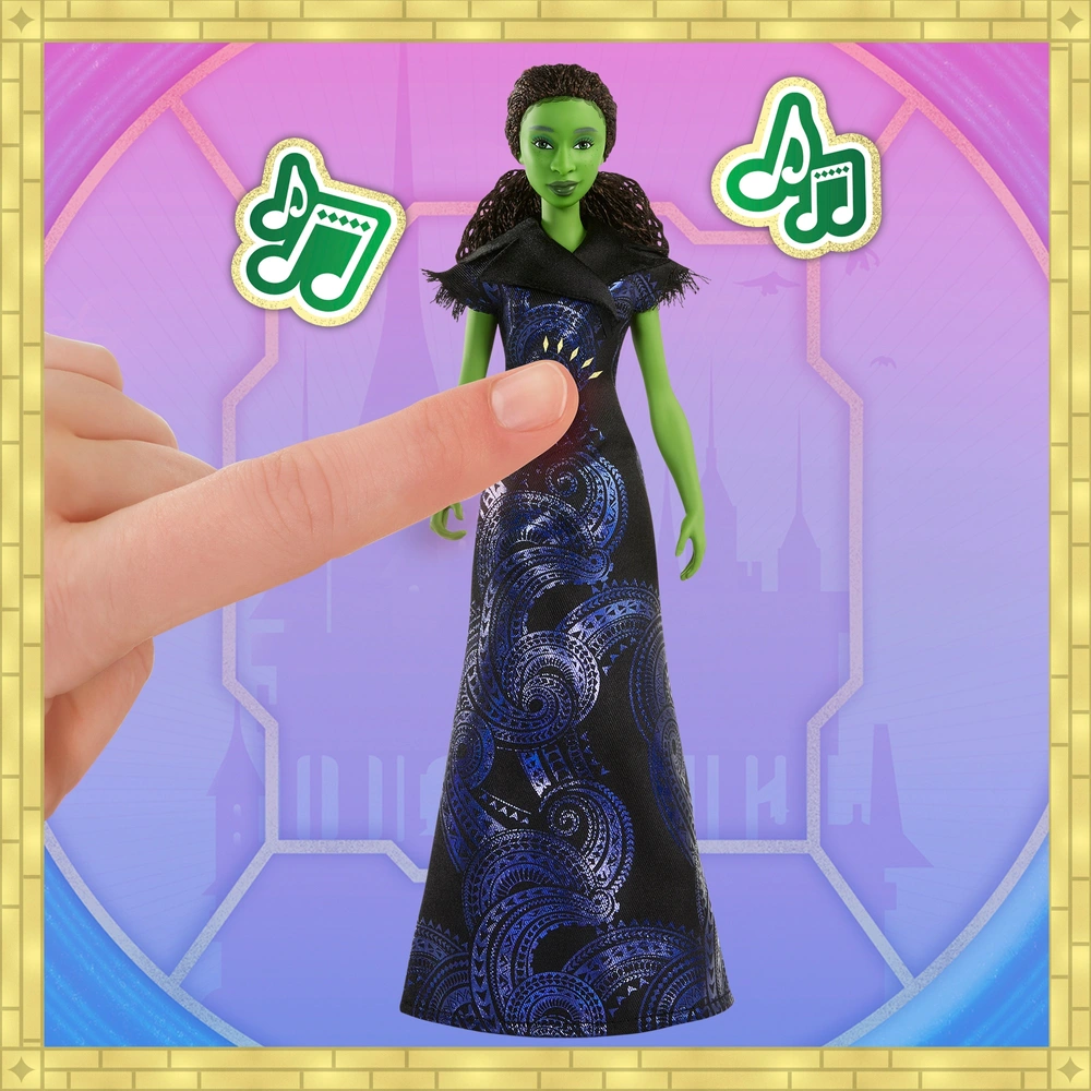 Wicked: For Good Doll Singing Elphaba 30cm | Smyths Toys UK