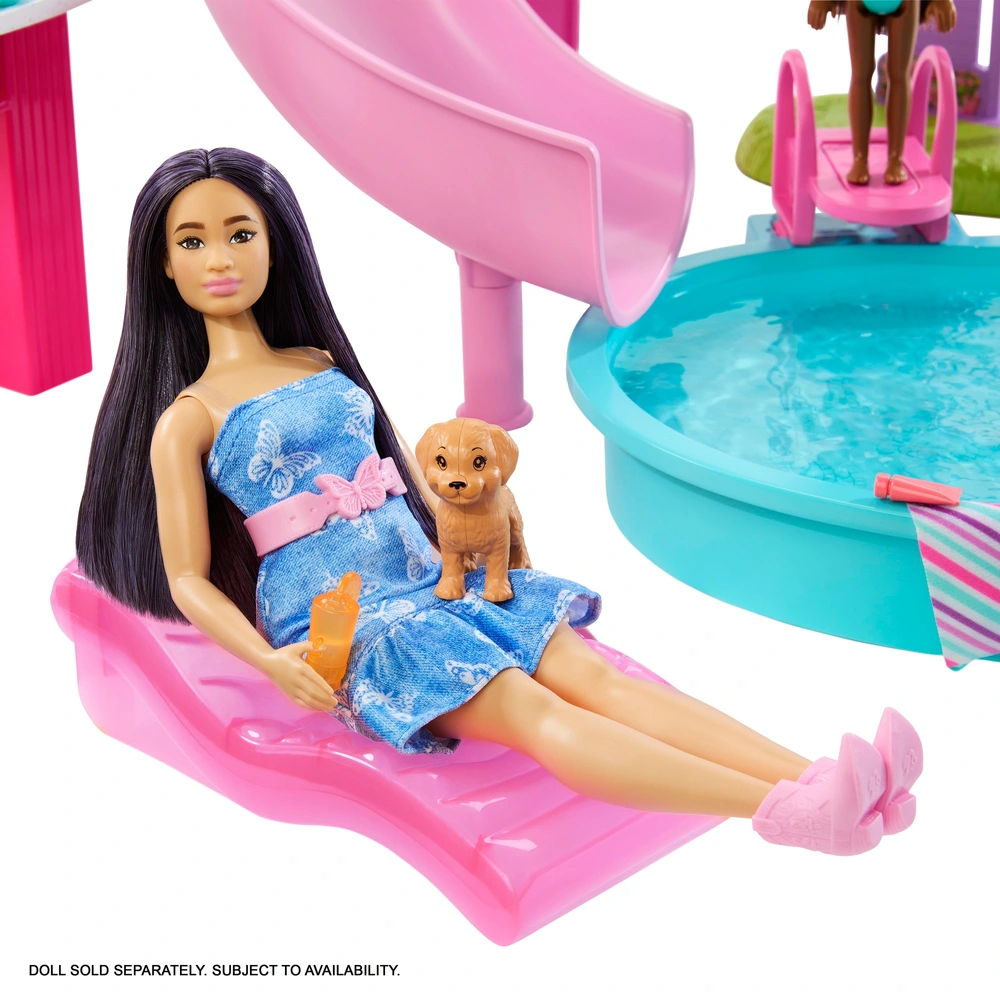 Pool Barbie Sport Swimmer Doll Barbie Pool With Doll (Blonde) Toys