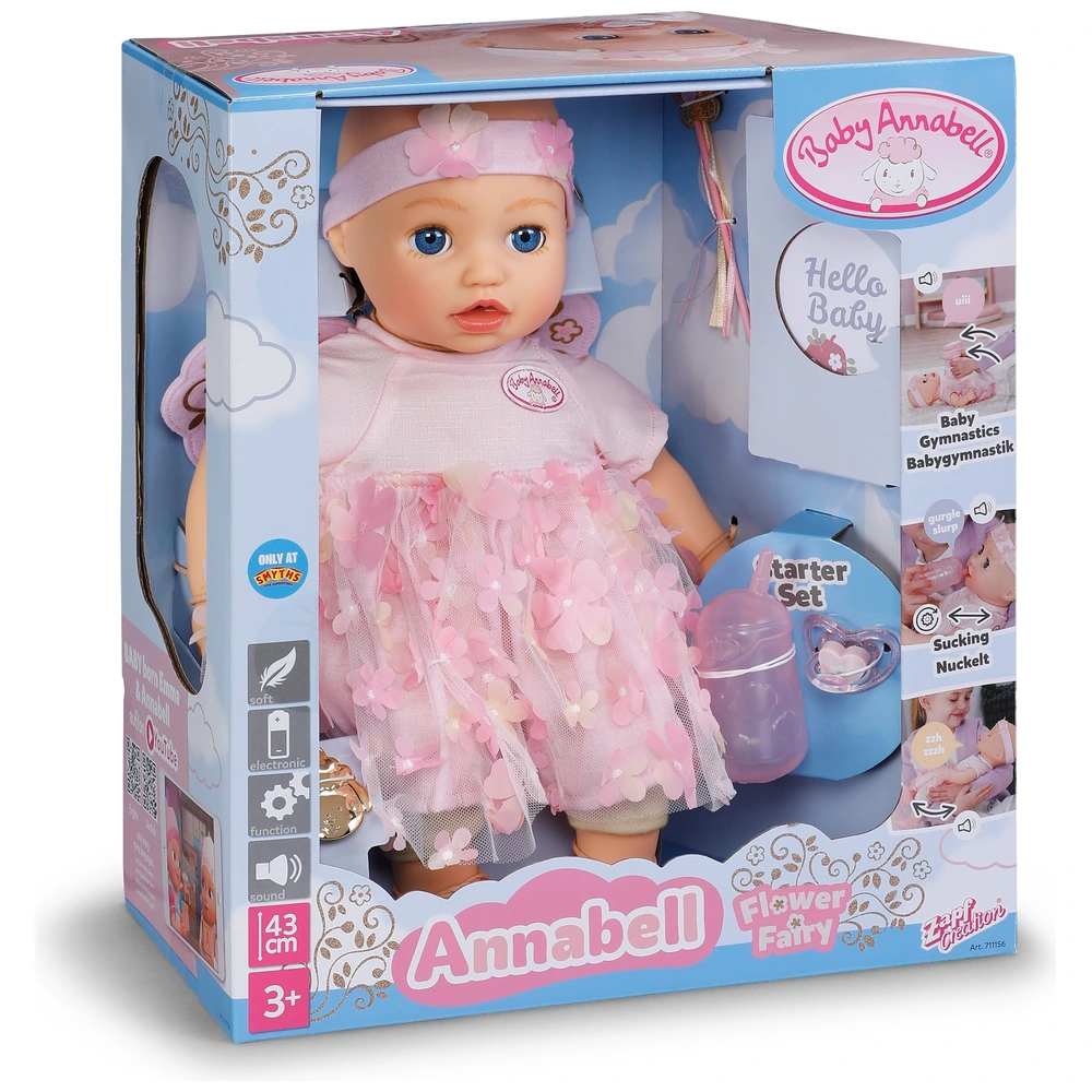 Annabell Doll Baby Annabell Smyths Toys Happy Baby Annabell