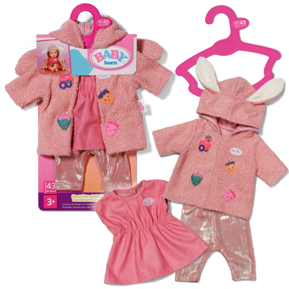 BABY born Coat Set with Dress 43cm Smyths Toys UK