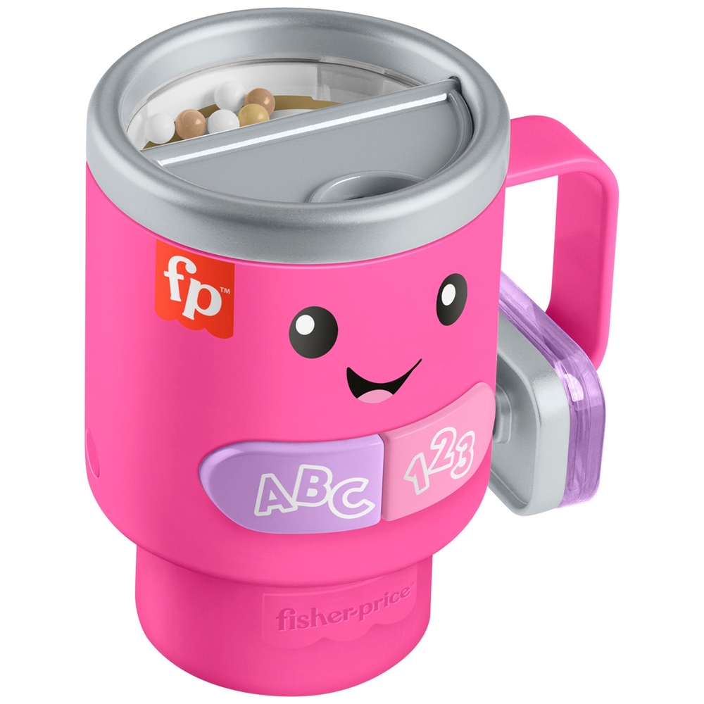Fisher-Price Laugh & Learn Wake Up & Learn Coffee Mug Pink | Smyths ...