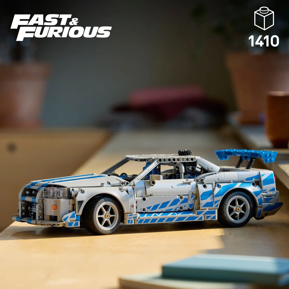 LEGO Technic 42210 2 Fast 2 Furious Nissan Skyline GT-R (R34) Car