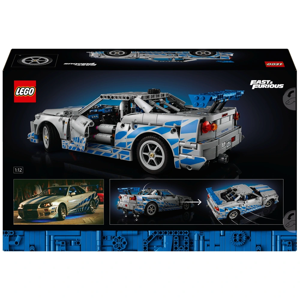 LEGO Technic 42210 2 Fast 2 Furious Nissan Skyline GT-R (R34) Car