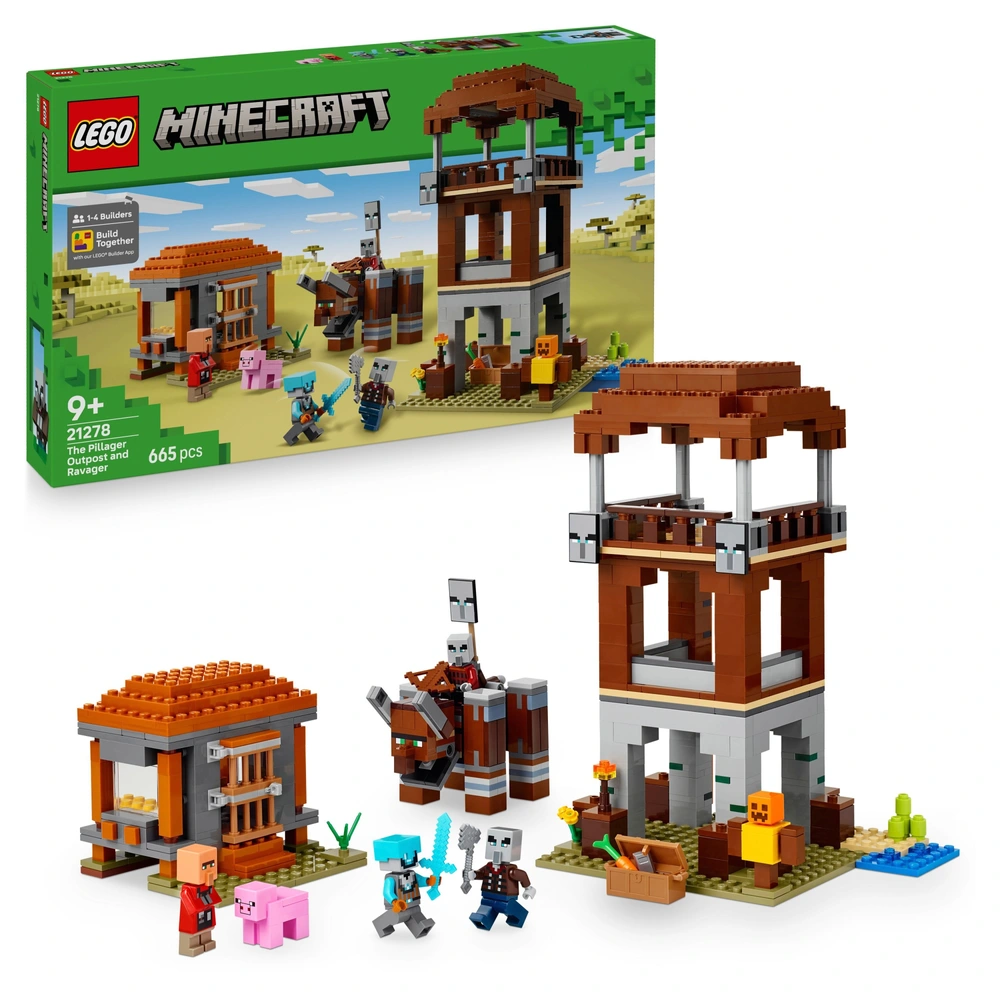 LEGO Minecraft 21278 The Pillager Outpost and Ravager Set Smyths