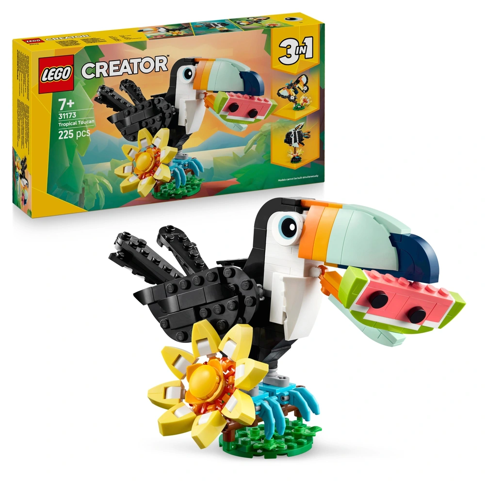 LEGO Creator 31173 3-in-1 Wild Animals: Tropical Toucan Set
