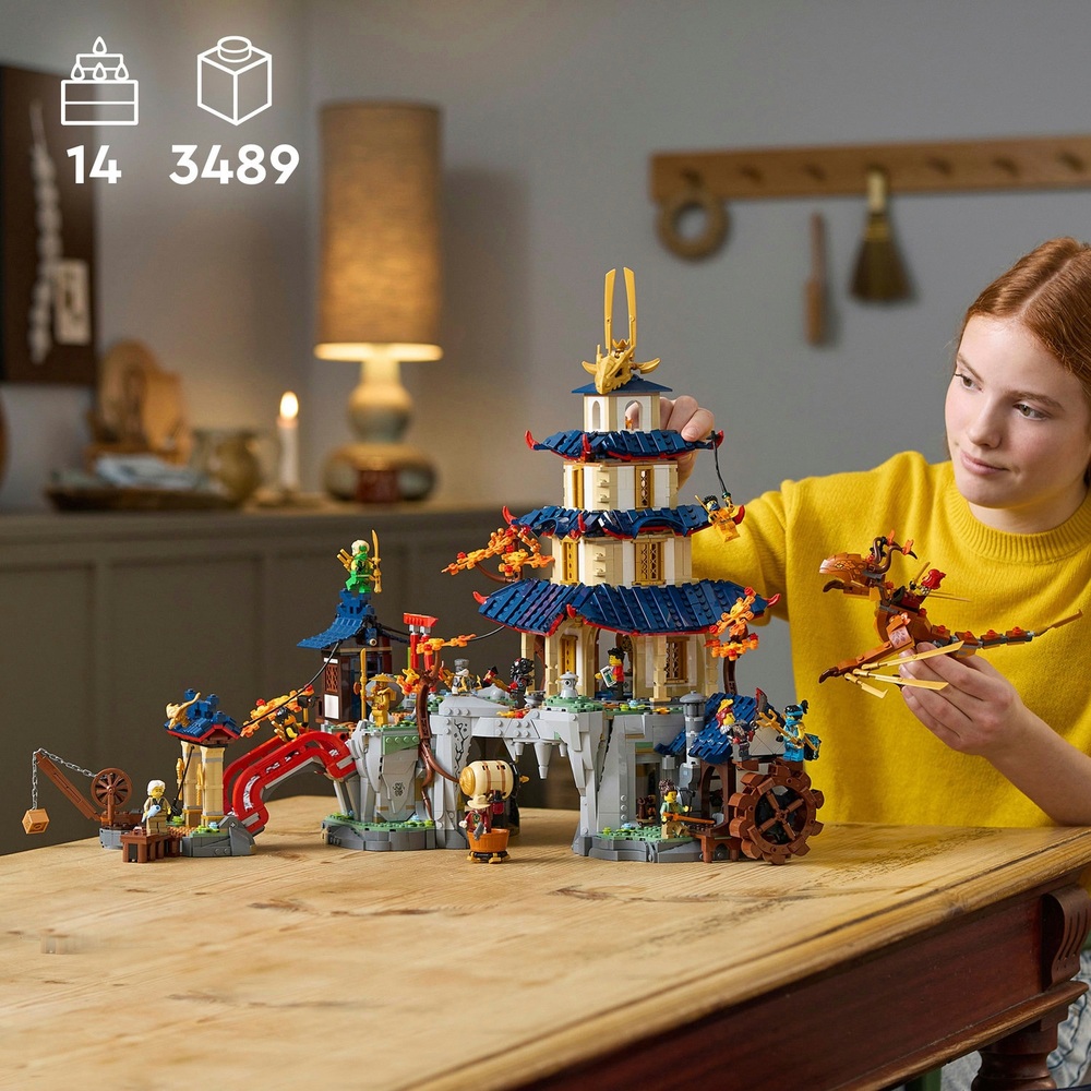 LEGO NINJAGO 71814 Tournament Temple City Set Smyths Toys UK