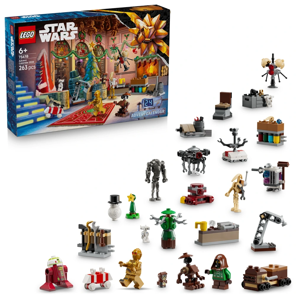 LEGO Star Wars 75418 Advent Calendar 2025 Set Smyths Toys UK