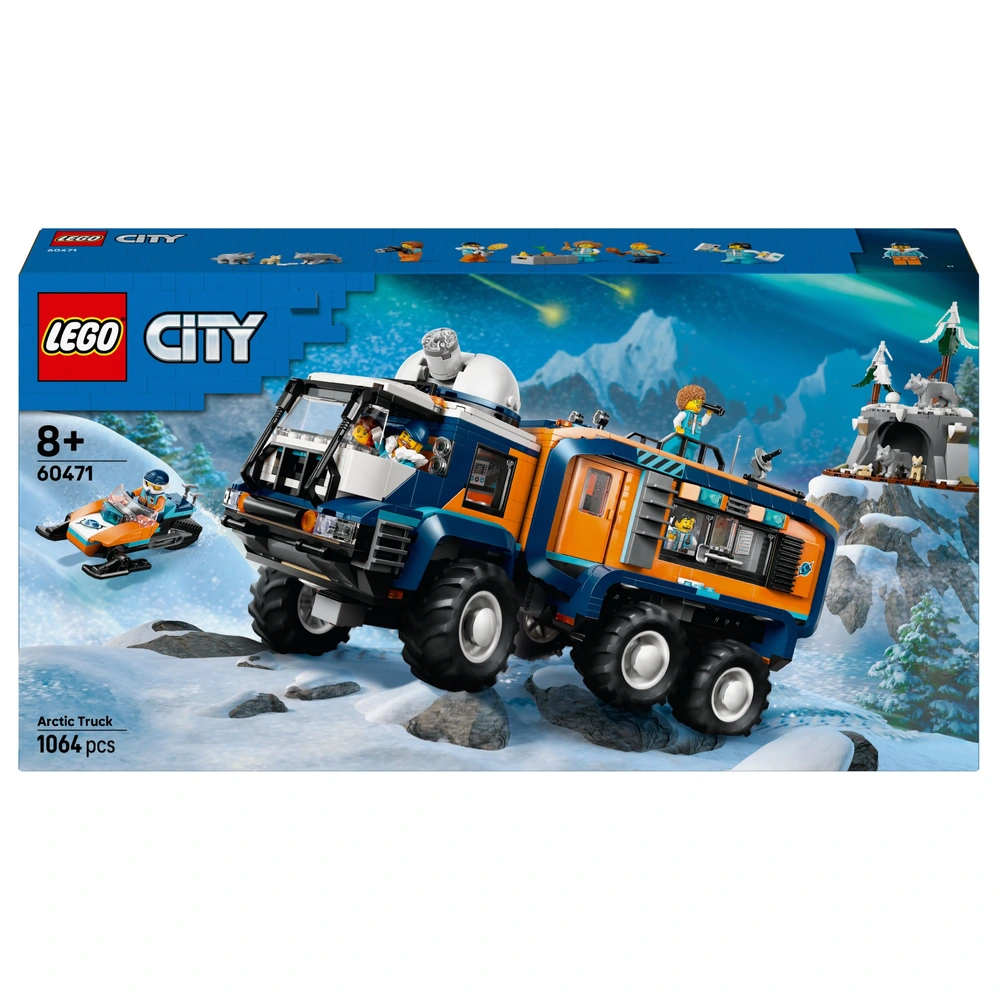 LEGO City 60471 Arctic Explorer Science Lab Truck Toy Building Set