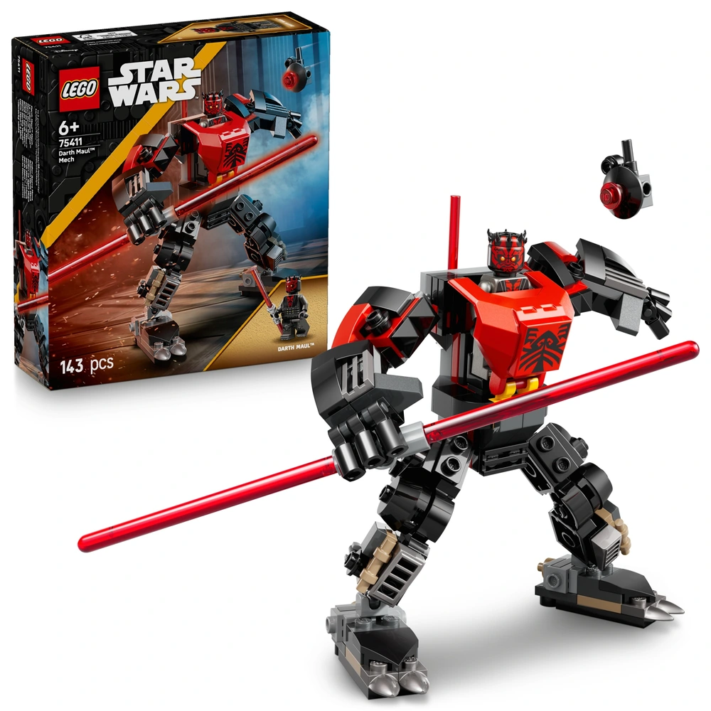 LEGO Star Wars 75411 Darth Maul Mech Set Smyths Toys UK